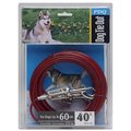 Boss Pet Boss Pet Products Q3540 SPG 99 40 ft. Large Dog Cable Tie Out 8298861
